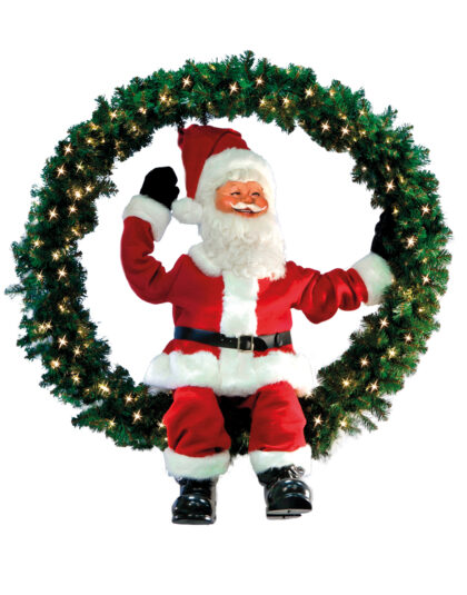 0405-A Tomte i tallkrans