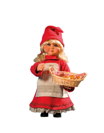 0457 Tomteflicka med brödkorg