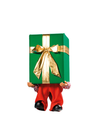0533 Tomtenisse med julklapp