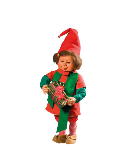 0535 Tomteflicka med julklapp