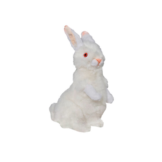 0781 Kanin vit sittande