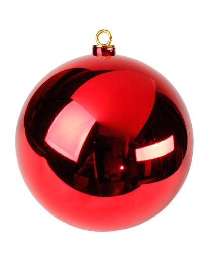 Kula 30 cm Röd blank